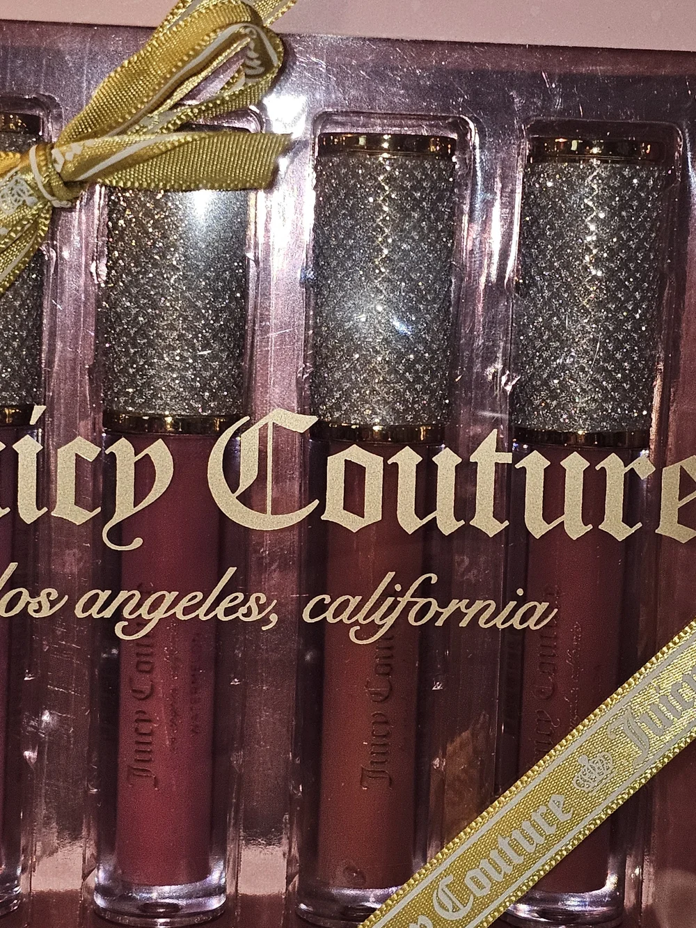 Juicy Couture Lip Gloss Quartet in Pink and Rose Tones